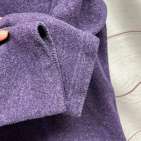 Eddie Bauer Men's First Ascent Black 1/2 Zip Fleece Sweatshirt Size M - Picture 4 of 9